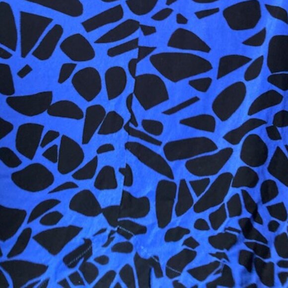 EUC FIGHTING EEL AVA SKY HONOLULU HAWAII COBOLT BLUE BLACK TANK ALOHA WEAR XS - Picture 11 of 13